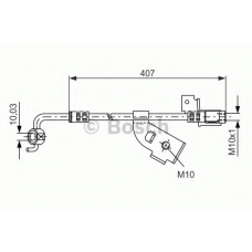 1 987 481 113 BOSCH Тормозной шланг