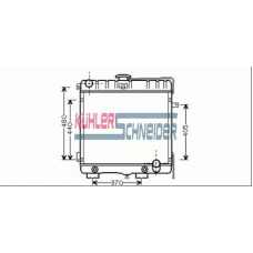 0406301 KUHLER SCHNEIDER Радиатор, охлаждение двигател