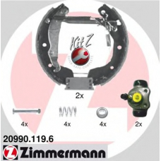 20990.119.6 ZIMMERMANN Комплект тормозных колодок