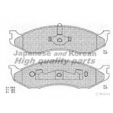 1080-7030 ASHUKI Комплект тормозных колодок, дисковый тормоз