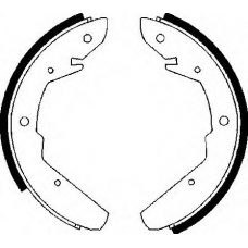 BS700 QUINTON HAZELL Комплект тормозных колодок