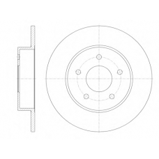 D6820.00 WOKING Тормозной диск