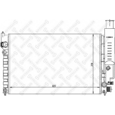 10-25126-SX STELLOX Радиатор, охлаждение двигателя