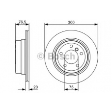 0 986 479 496 BOSCH Тормозной диск