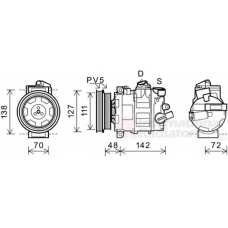 0300K359 VAN WEZEL Компрессор, кондиционер