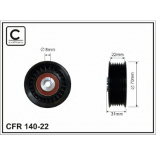 140-22 CAFFARO Паразитный / ведущий ролик, поликлиновой ремень