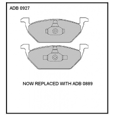 ADB0927 Allied Nippon Тормозные колодки