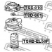 TSHB-EL50F FEBEST Защитный колпак / пыльник, амортизатор