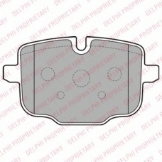 LP2246 DELPHI Комплект тормозных колодок, дисковый тормоз