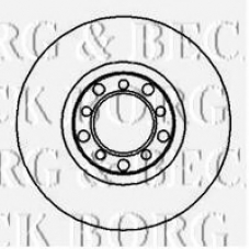 BBD4827 BORG & BECK Тормозной диск