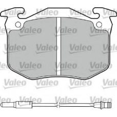 540307 VALEO Комплект тормозных колодок, дисковый тормоз