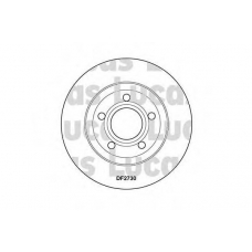 DF2730 TRW Тормозной диск