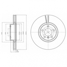 BG9063C DELPHI Тормозной диск