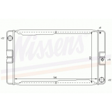 65440 NISSENS Радиатор, охлаждение двигателя