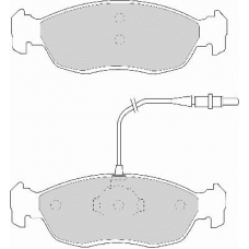 FD6482A NECTO Комплект тормозных колодок, дисковый тормоз