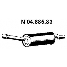04.885.83 EBERSPACHER Глушитель выхлопных газов конечный