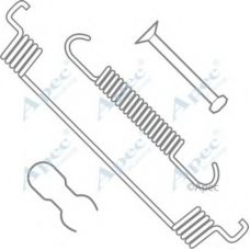 KIT987 APEC Комплектующие, тормозная колодка