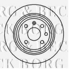 BBD4961 BORG & BECK Тормозной диск