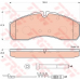 GDB1694 TRW Комплект тормозных колодок, дисковый тормоз