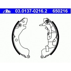 03.0137-0216.2 ATE Комплект тормозных колодок