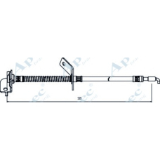 HOS4006 APEC Тормозной шланг