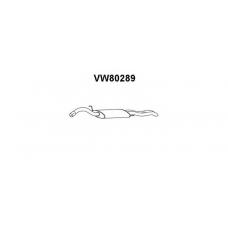 VW80289 VENEPORTE Глушитель выхлопных газов конечный