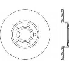 BDR1037.10 OPEN PARTS Тормозной диск