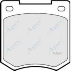 PAD535 APEC Комплект тормозных колодок, дисковый тормоз