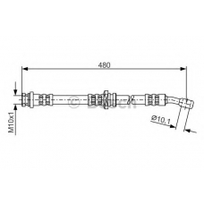 1 987 476 787 BOSCH Тормозной шланг
