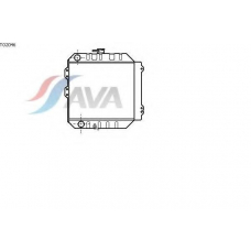 TO2046 AVA Радиатор, охлаждение двигателя