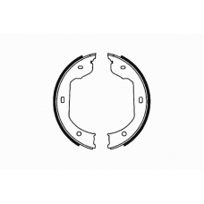 09-0606 E.T.F. Комплект тормозных колодок, стояночная тормозная с