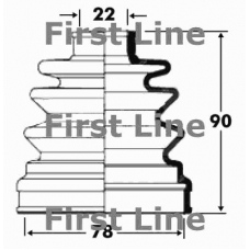 FCB2809 FIRST LINE Пыльник, приводной вал