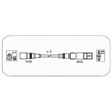 ABM54 JANMOR Комплект проводов зажигания