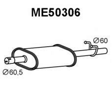 ME50306 VENEPORTE Глушитель выхлопных газов конечный