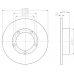 MDC752 MINTEX Тормозной диск