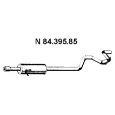 84.395.85 EBERSPACHER Глушитель выхлопных газов конечный