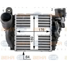 8ML 376 700-701 HELLA Интеркулер