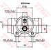 BWF137 TRW Колесный тормозной цилиндр