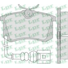 05P853 LPR Комплект тормозных колодок, дисковый тормоз