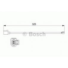 1 987 473 529 BOSCH Сигнализатор, износ тормозных колодок