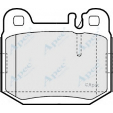 PAD1193 APEC Комплект тормозных колодок, дисковый тормоз