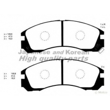 C003-05 ASHUKI Комплект тормозных колодок, дисковый тормоз