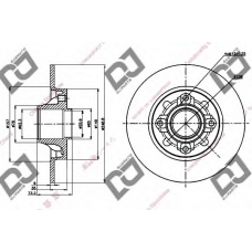 BD1311 DJ PARTS Тормозной диск