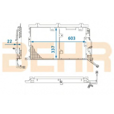 7401123 BEHR Condenser