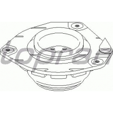 700 365 TOPRAN Опора стойки амортизатора