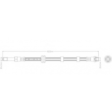 3713 REMKAFLEX Тормозной шланг