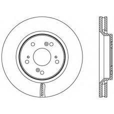 BDR2516.20 OPEN PARTS Тормозной диск