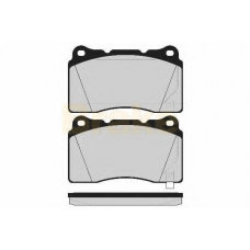 PA1591 BRAKE ENGINEERING Комплект тормозных колодок, дисковый тормоз