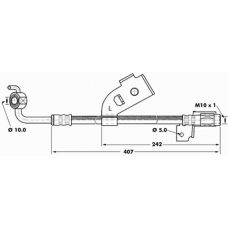 FBH6970 FIRST LINE Тормозной шланг