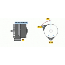 0 120 469 545 BOSCH Генератор